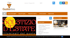 Desktop Screenshot of gustovino.it